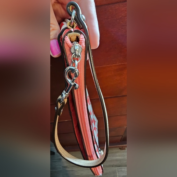 Coach Peyton Dream C Wristlet Leather Pomegranate F50590 EUC - Picture 11 of 13